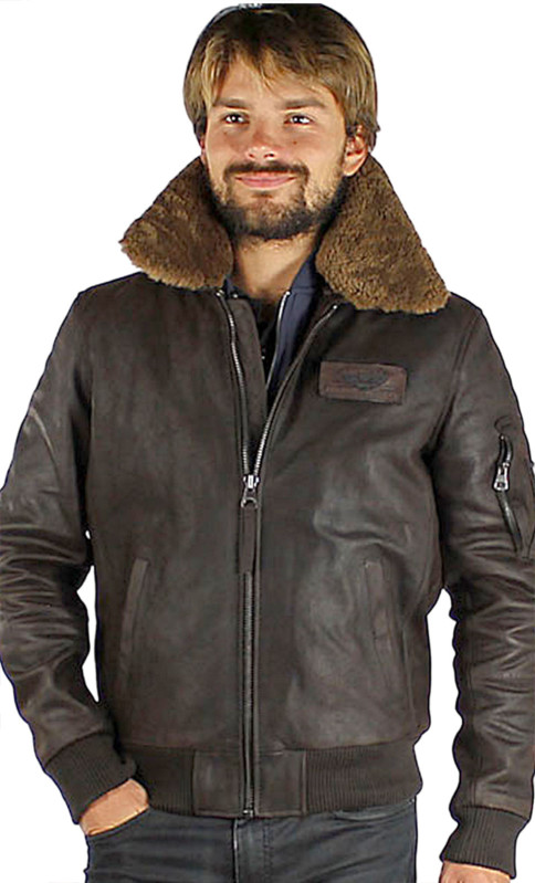 Commander Blouson Cuir Redskins