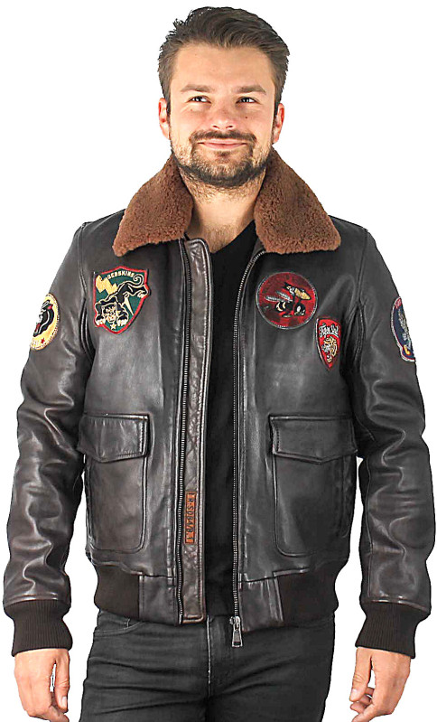 Omega Blouson Cuir Homme Aviateur Redskins