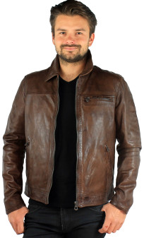 Major Blouson Cuir Homme Daytona