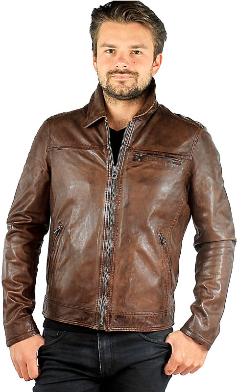 Major Blouson Cuir Homme Daytona