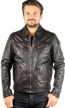 Major Blouson Cuir Homme Daytona