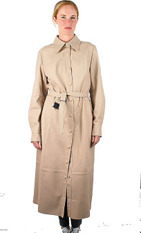 Princesa Manteau Robe Cuir Giorgio