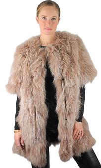 Liza Gilet Manches Courtes Femme en Renard Helma